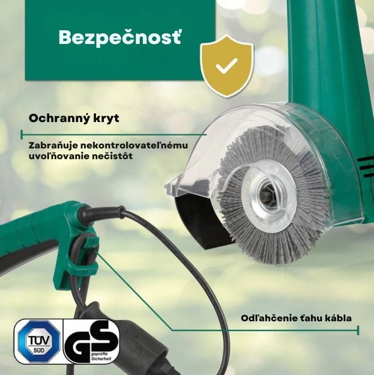 EasyMaxx elektrický kotúčový odstraňovač koreňovej buriny 02978 (4)